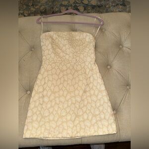 Cheetah cream Lovers + Friends mini dress